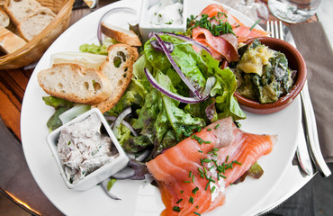 Fresh smoked salmon
