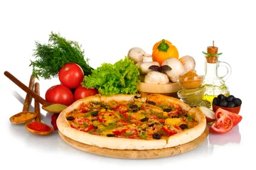 Foto op Plexiglas delicious pizza © Africa Studio
