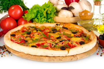 delicious pizza