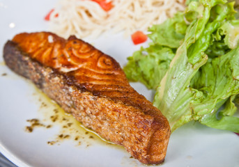 grilled salmon