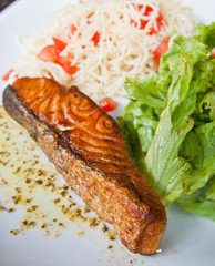 grilled salmon