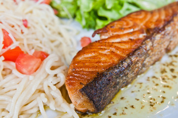 grilled salmon
