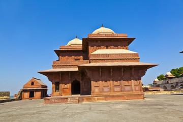 famous old city of Fatehpur Sikri, India.