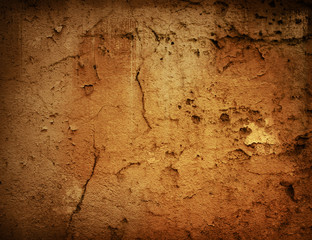 Brown grungy wall