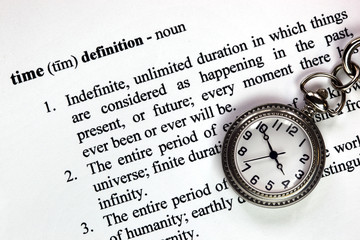 Pocket Watch and Time Definition