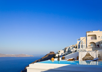 Fototapeta na wymiar Santorini morning - Greece