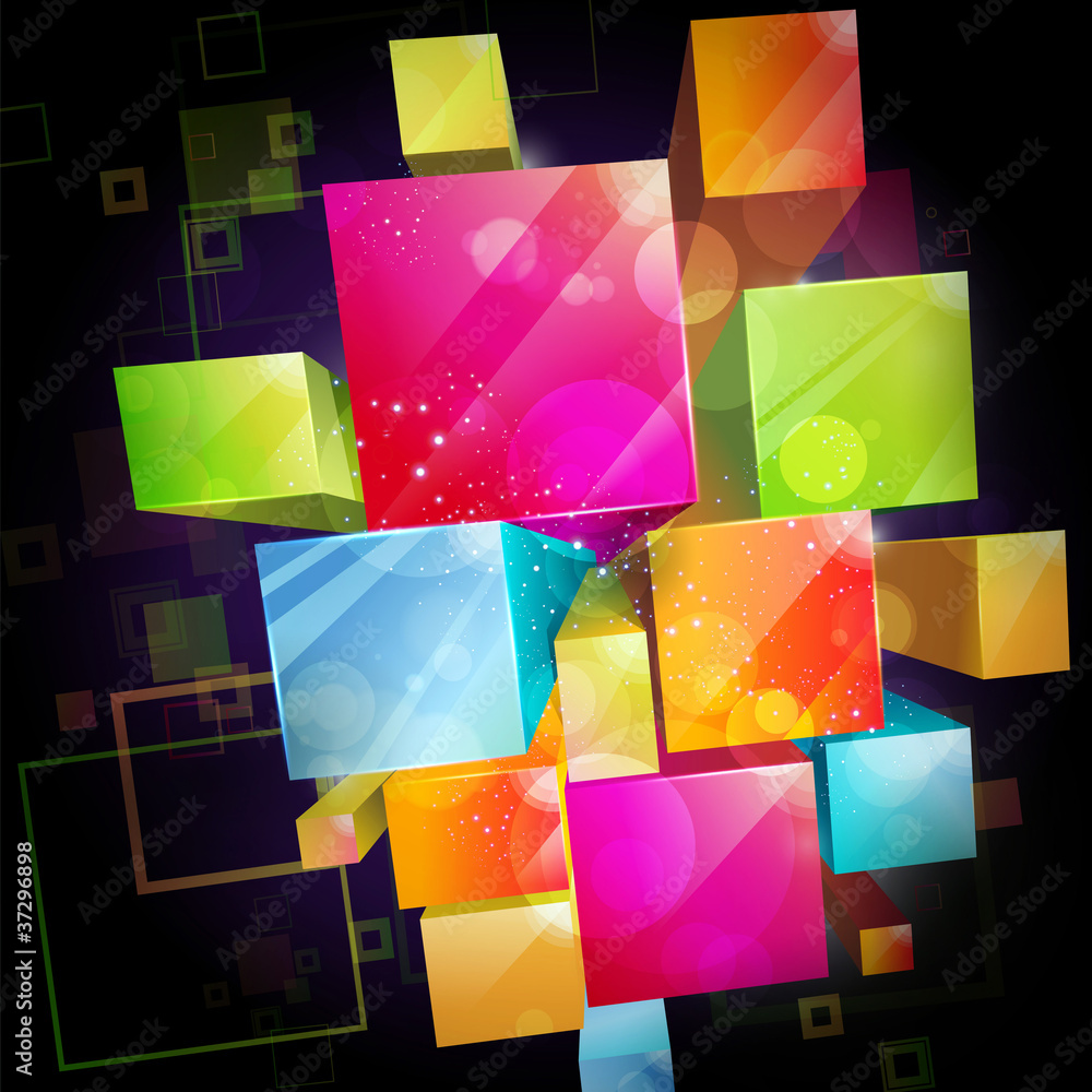 Poster abstract background vector