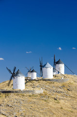 windmills, Consuegra, Castile-La Mancha, Spain