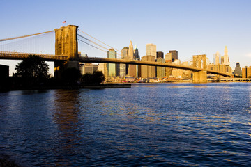 Fototapeta na wymiar Brooklyn Bridge, Manhattan, New York City, USA