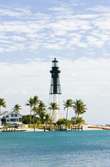 Hillsboro Lighthouse, Pompano Beach, Florida, USA
