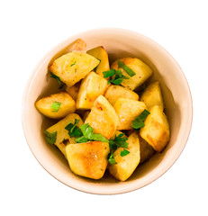 Roasted potatoes with herbs