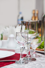 Served for a banquet table