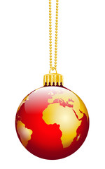 Weihnachtskugel, Business, Weltkugel, Erde, Weihnachtsdekoration