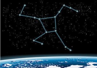 Obraz na płótnie Canvas Constellation Hercules