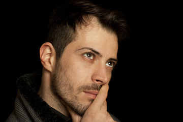 Fototapeta premium Man thinking