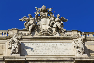 Obraz premium Roma, fontana di Trevi