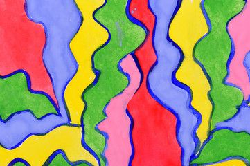 Abstract funny watercolor background.
