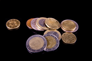 euro coins