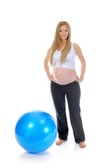 Beautiful pregnant woman