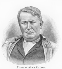 Thomas Edison - obrazy, fototapety, plakaty