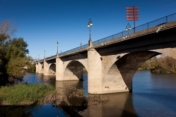 Puente de piedra, Logroño, La Rioja, España