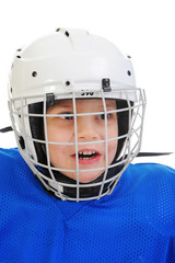 Little Boy Hockey Player