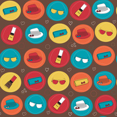 Fashion seamless illustration