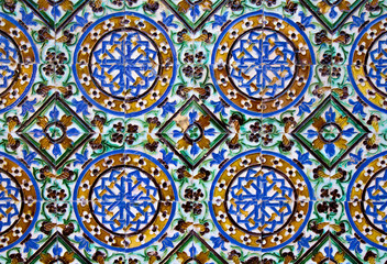 Obraz premium Azulejos tiling detail - islamic art