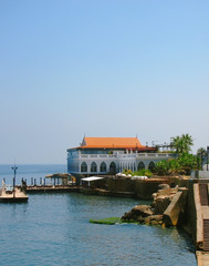 Fototapeta premium Villa on seacoast in Lebanon