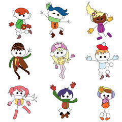 christmas cartoon children