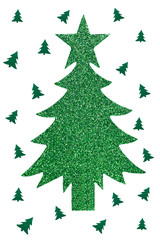 Sparkly green tree