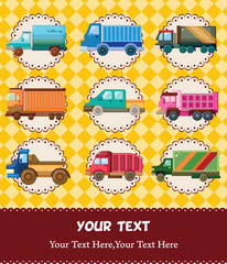 Naklejka premium truck card