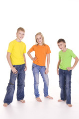 Obraz premium three kids posing