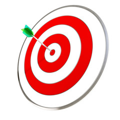 Dart Hitting A Target