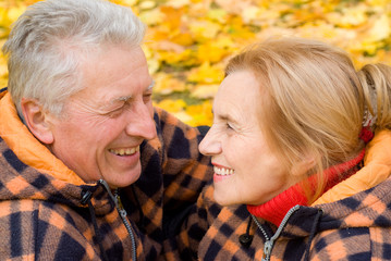 Fototapeta premium lovely old couple