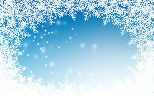 Winterlandschaft, Frost, Eisblumen, Schnee, Kristalle, Vorlage