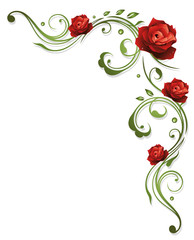 Blumen, Blüten, Rose, rote Rosen, filigran, floral