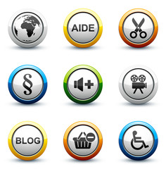 icône bouton internet