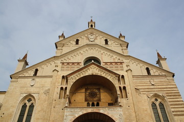 Fototapeta na wymiar Santa Maria Matricolare Cathedral (Verona Italy)