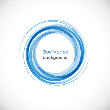 Blue Vortex background # Vector