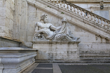 Fototapeta na wymiar Musei capitolini, Roma