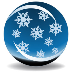 glass sphere - vector