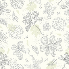 seamless pattern floral background