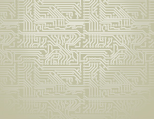 Vector silver circuit board background