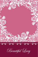 lace ornament vector