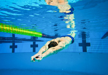 Swimmer in the Pool