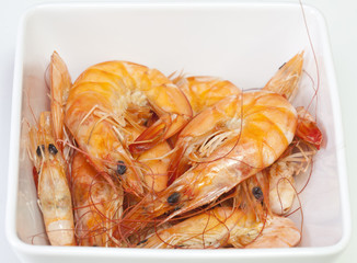 Steamed prawn