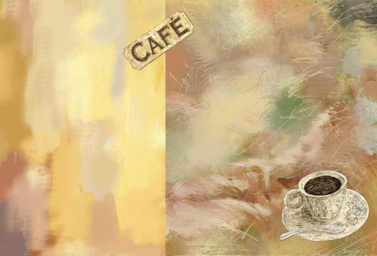 Cafe theme background