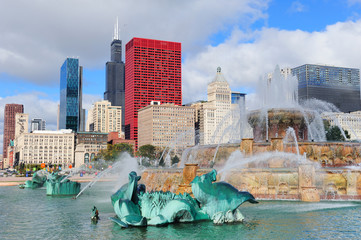 Chicago  Buckingham fountain