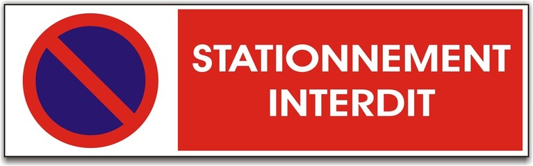pancarte stationnement interdit